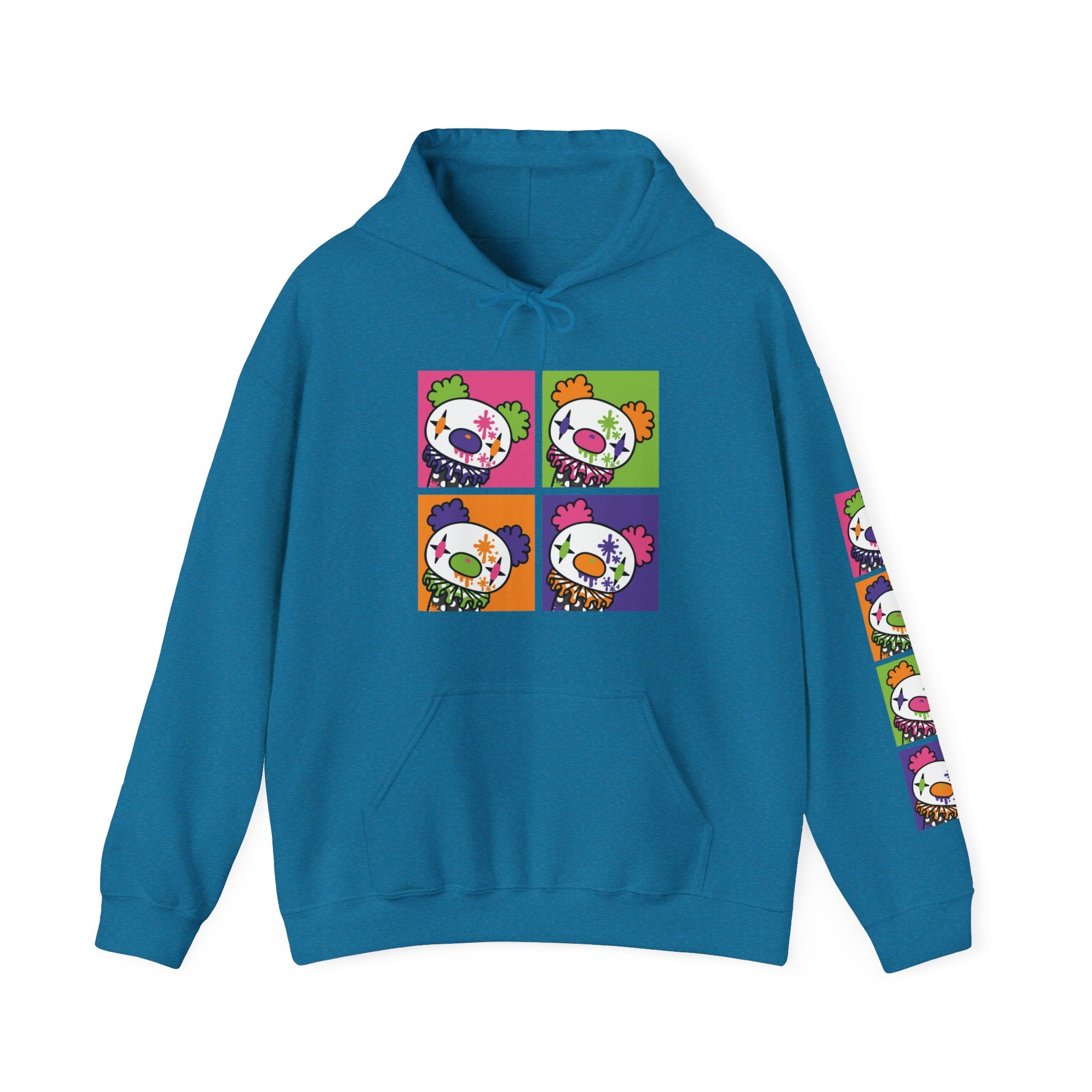 Gloomy Clown Multicolor Hoodie